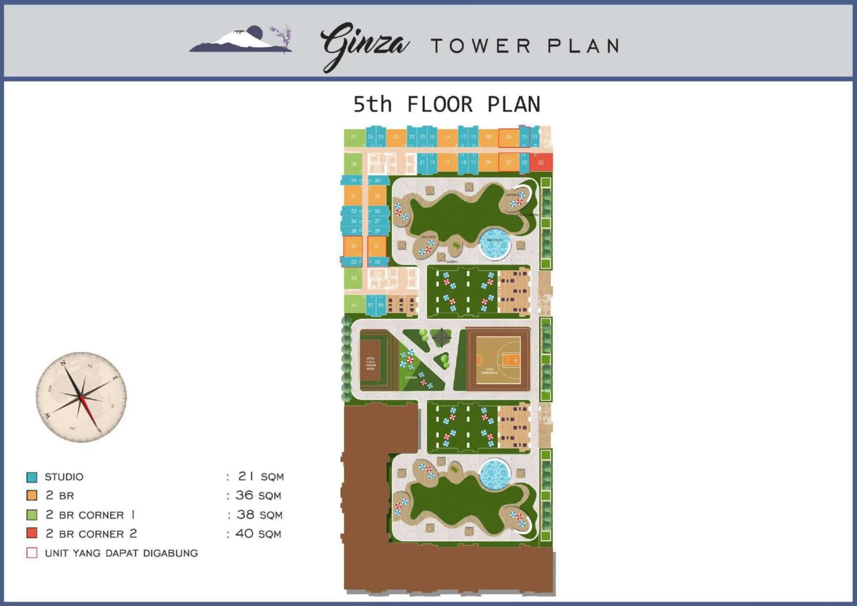 Floor-Plan-5th-floor-Tokyo-Riverside-Apartemen-at-PIK-2